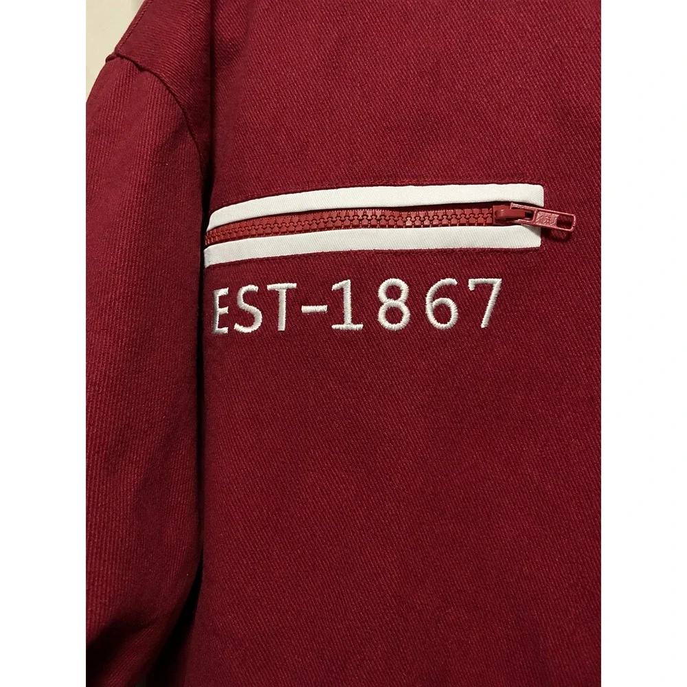 NWT Big Boy Headgear Morehouse College Tigers Baseball Varsity Jacket Men L